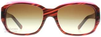 DKNY DY4048 Sunglasses Brown Striped / Violet 342413 55mm