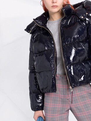 Tommy hilfiger high shine puffer clearance