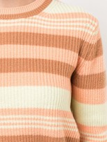 Thumbnail for your product : Sies Marjan Asymmetric Striped Sweater