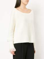 Thumbnail for your product : Taylor ribbed boat neck jumper