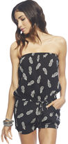 Thumbnail for your product : Wet Seal Pineapple Tube Romper