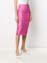 Thumbnail for your product : No.21 Floral Lace Pencil Skirt