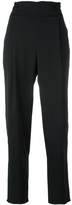 Armani Collezioni high waisted cropped trousers