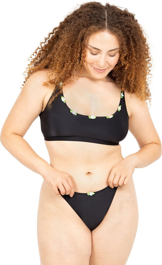 Parade Mesh Scoop Bralette and String Cheeky Set, Sizes XS to 3XL