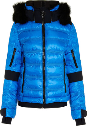 Toni Sailer Tami Fur-Trimmed Quilted Shell Ski Jacket