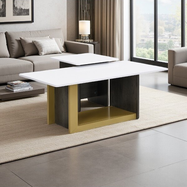 YIDA NATURAL LightLuxury2-PieceCoffeeTableSet