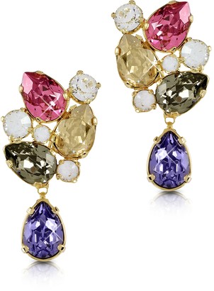 Forzieri Multicolor Crystal Earrings