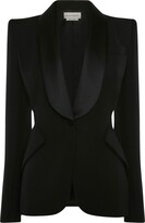 Thumbnail for your product : Alexander McQueen Satin-Trim Wool Jacket