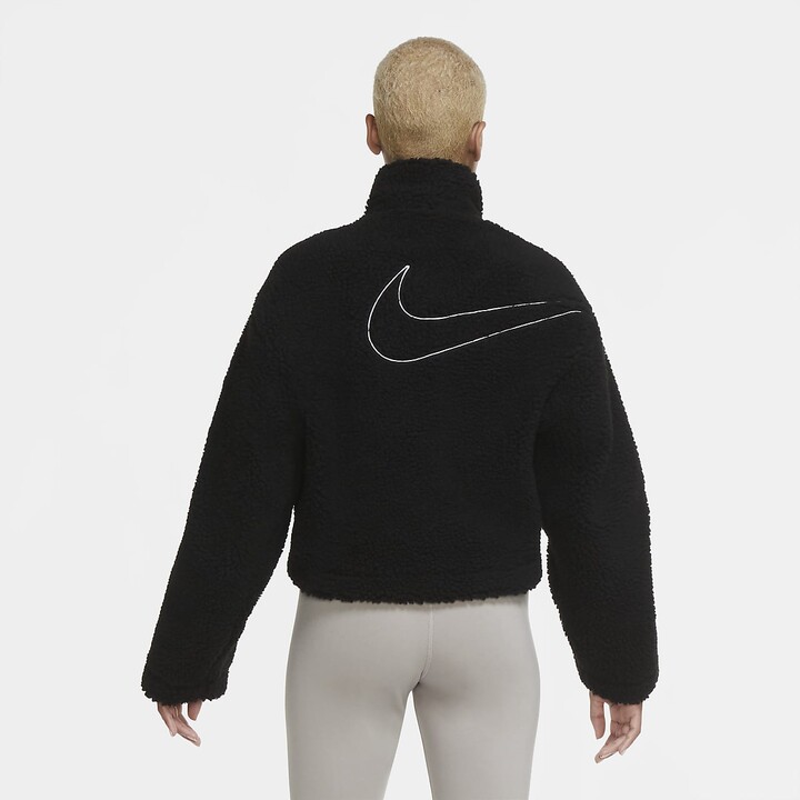 Nike Women's Sherpa Jacket (Plus Size Sportswear Swoosh ShopStyle