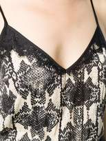 Thumbnail for your product : Essentiel Antwerp snakeskin-print Titus top