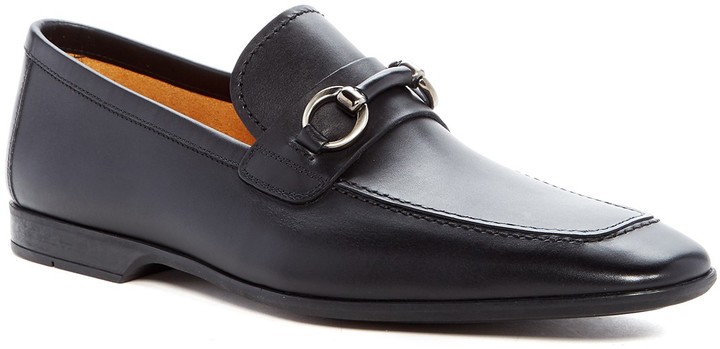 magnanni black loafers