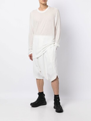 Julius Cropped Cotton-Jersey Trousers