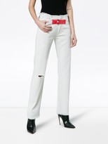 Thumbnail for your product : Alyx Raw Trims Straight Leg Jeans