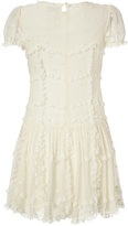 Thumbnail for your product : RED Valentino Silk Dot Embroidered Dress