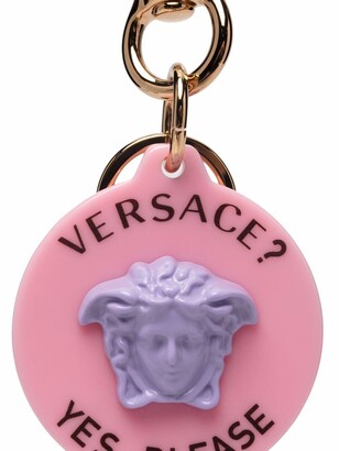Versace Logo-Tape Zipped Gym Bag - ShopStyle
