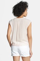 Thumbnail for your product : Adrianna Papell Embroidered Cap Sleeve Top