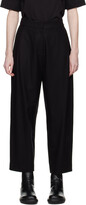 Thumbnail for your product : AMOMENTO Black Garconne Trousers