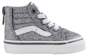 high top silver vans