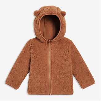 Joe Fresh Baby Boys' Sherpa Jacket, Camel (Size 6-12)