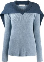 Thumbnail for your product : J.W.Anderson Cape Knitted Jumper