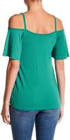 Thumbnail for your product : Noisy May Bell Sleeve Cold Shoulder Top
