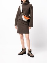 Thumbnail for your product : Fendi Pre-Owned Logo-Embossed Knitted Jumper And Skirt Set
