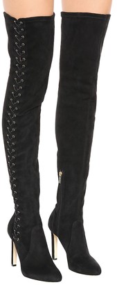 Jimmy Choo Marie 100 suede over-the-knee boots