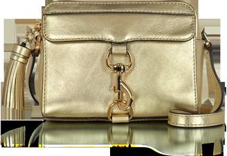 Rebecca Minkoff Mab Gold Leather Camera Bag