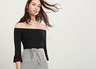 Dynamite Off-The-Shoulder Top with Bell Sleeves