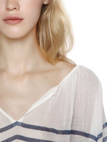 Thumbnail for your product : Mes Demoiselles Striped Cotton Gauze Top