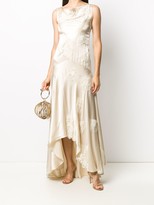 Thumbnail for your product : Antonio Marras Mesh Panel Maxi Gown