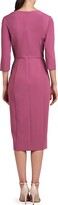 Thumbnail for your product : Kay Unger Alexa Pleated Midi-Dress