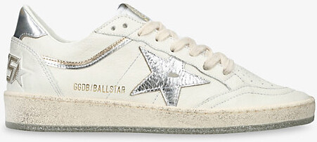 Golden Goose Womens White/Oth Women's Ball Star Leather Low-Top Trainers Eur 40 / 7 Uk Women