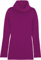 Thumbnail for your product : Temperley London Honeycomb turtleneck wool sweater