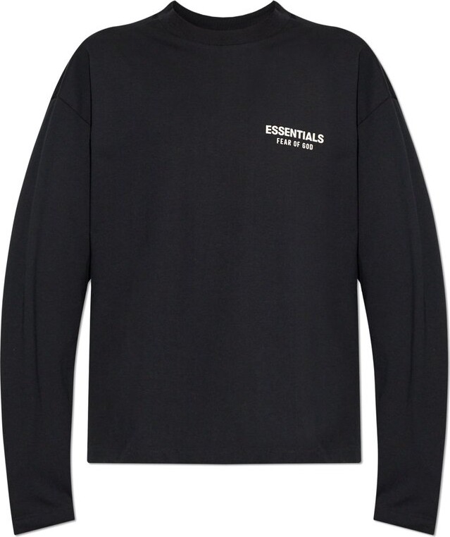 Essentials Logo Printed Long Sleeved T-Shirt