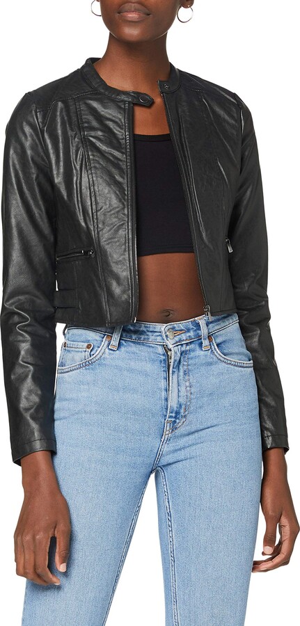 only saga faux leather jacket