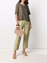 Thumbnail for your product : 120% Lino Short-Sleeved Linen Blouse