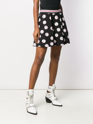 Love Moschino Black Printed Skirt
