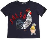 Thumbnail for your product : Dolce & Gabbana Rooster Printed Cotton Jersey T-Shirt