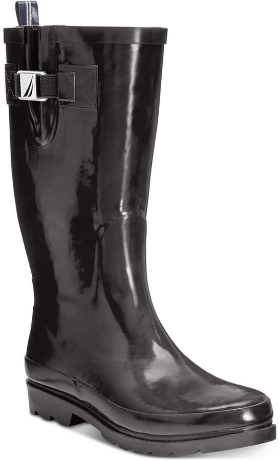 nautica ankle rain boots