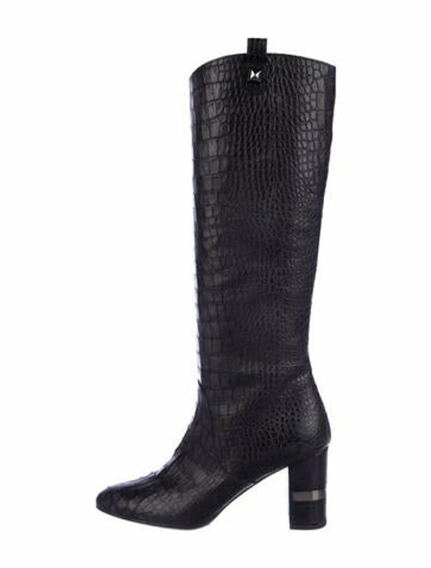stuart weitzman crocodile boots