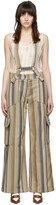 Thumbnail for your product : Rave Review Beige Cotton Trousers