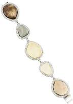 Thumbnail for your product : Isaac Mizrahi Resin & Crystal Link Bracelet Silver Resin & Crystal Link Bracelet