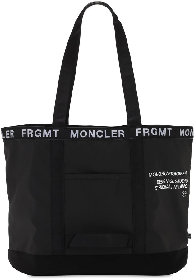 MONCLER GENIUS Fragment Logo Tote Bag - ShopStyle