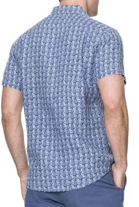 Rodd & Gunn Saddle Hill Pineapple-Print Short-Sleeve Sport Shirt