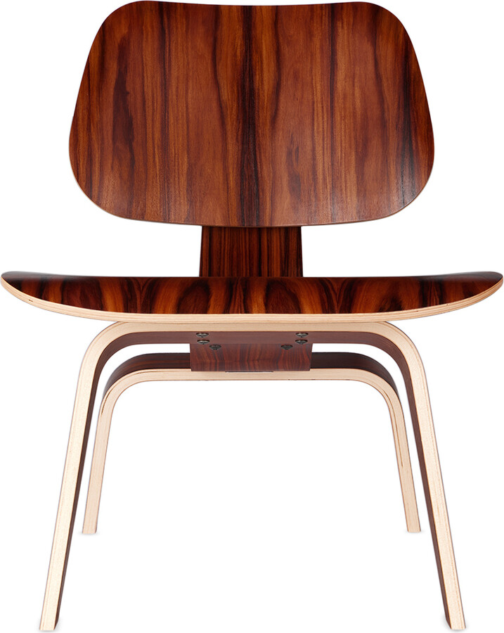 Herman Miller® Brown Eames Molded Plywood Wood Base Lounge Chair