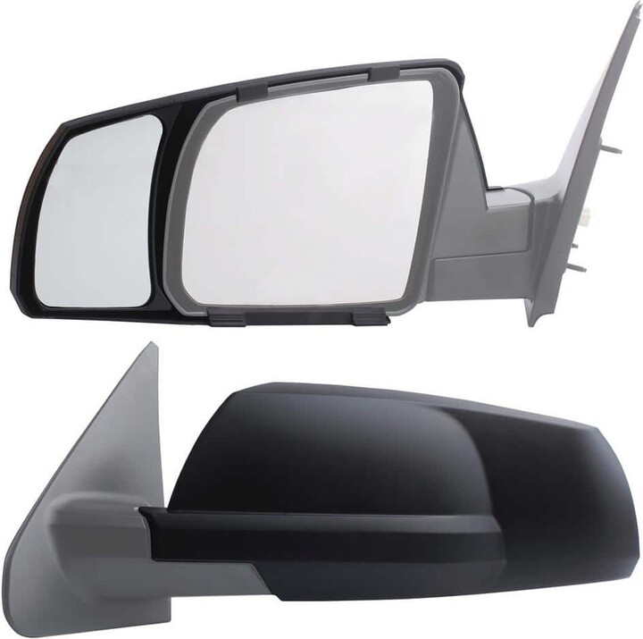 Snap & Zap Clip-on Towing Mirror Set for 2007 - 2018 Toyota Tundra; 2008 - 2018 Toyota Sequoia