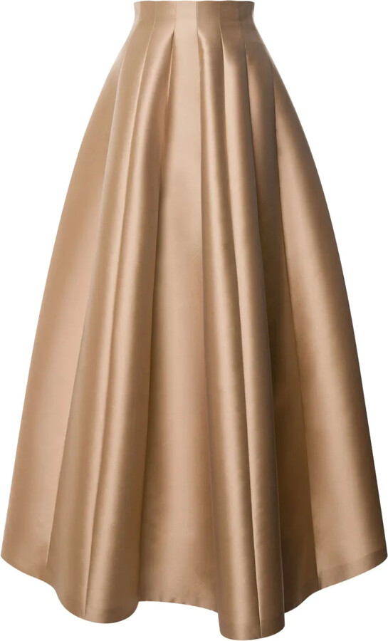 Alberta Ferretti Satin Skirt
