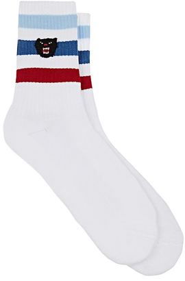 Gucci Men's Striped Mid-Calf Socks