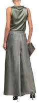 Thumbnail for your product : Brunello Cucinelli Pleated Organza Wide-leg Pants